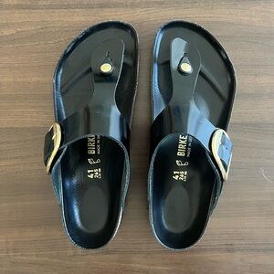 Birkenstock gizeh big buckle sandal 41 Black